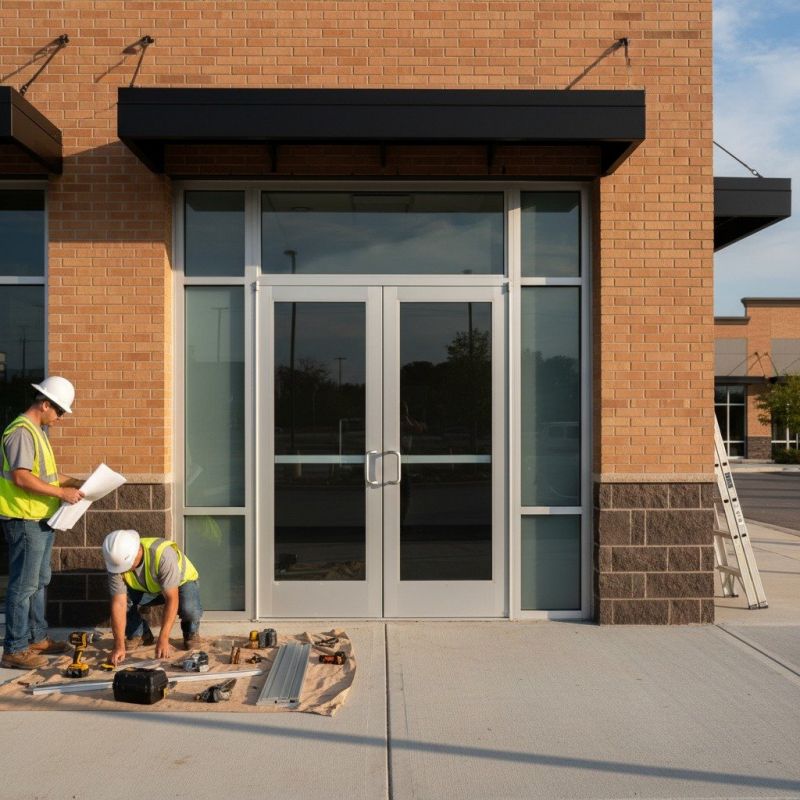 Double Entry Door Installation